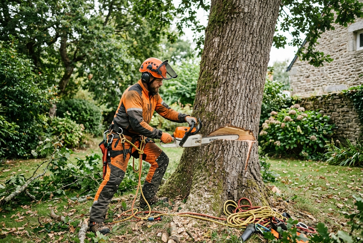 Abattage d'arbres et Démontage délicat à Vannes