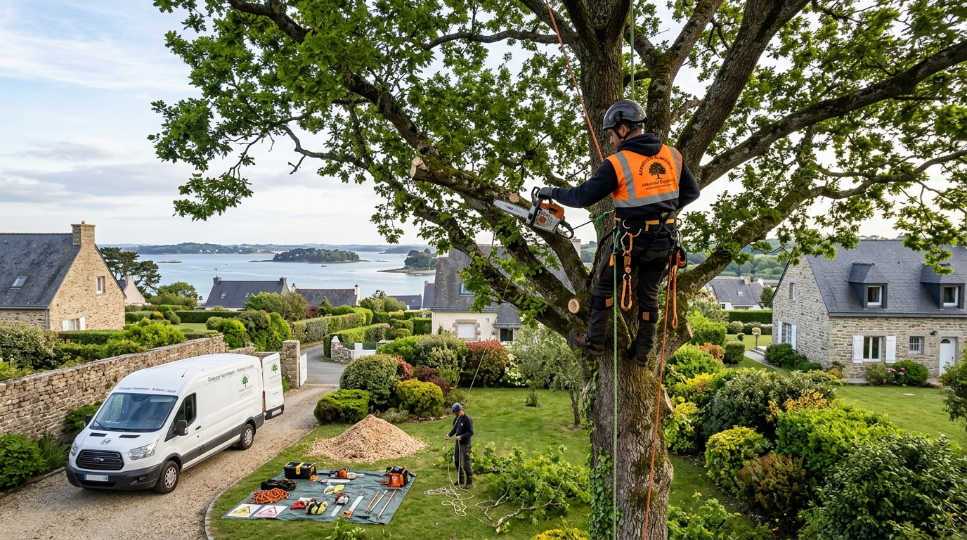Élagueur professionnel à Arradon et alentours du Golfe