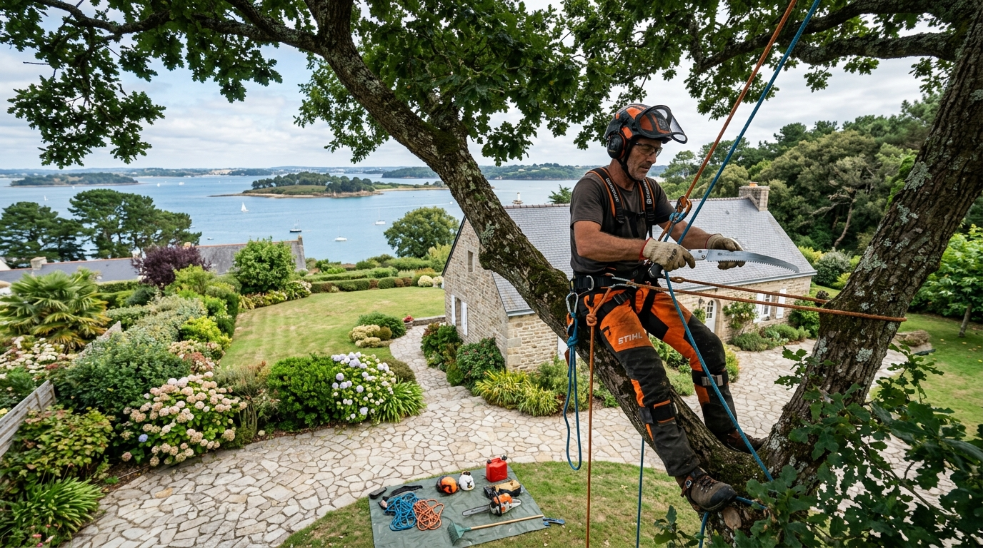 Élagueur professionnel à Plescop et alentours